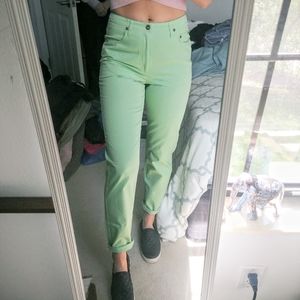 ❗BOGO Mint Lime Green Jeans
